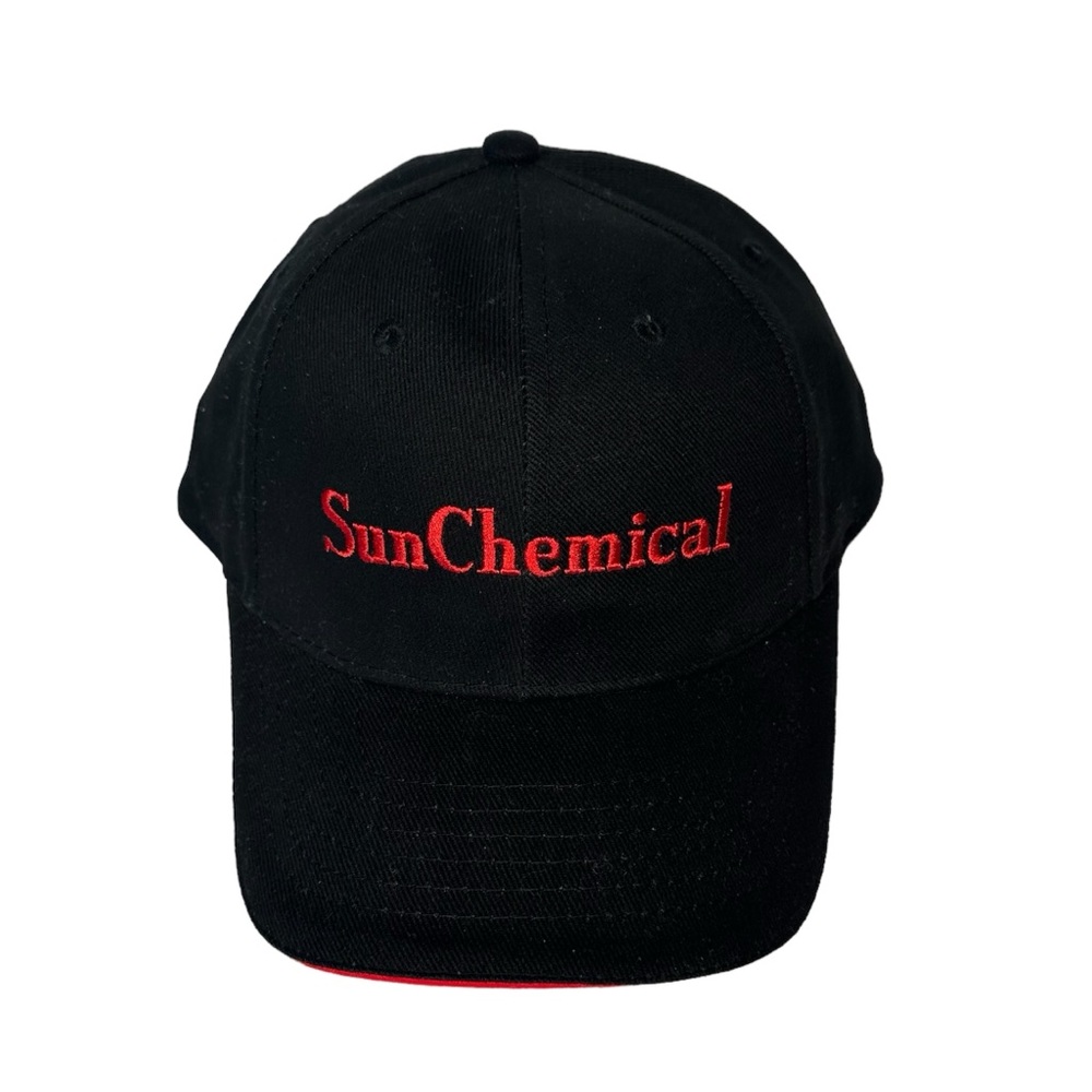 Sun Chemical Black Baseball Cap Hat NWOT